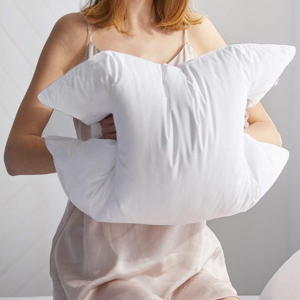 Luxury 85% Waterfowl Feathers/15% Down Pillow Queen Size, Hotel Quality Fluffy Bed Pillow, Soft Pillow for Sleeping, Organic Cotton Cover(20x28 inches, Pack of 1) - Image 2