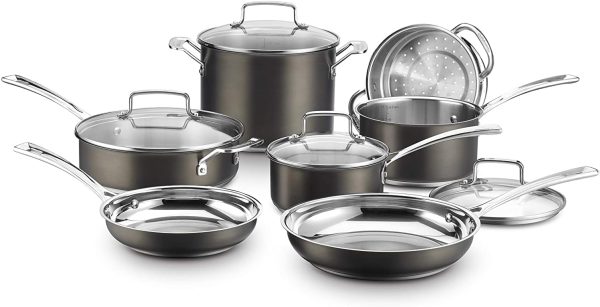 Black Stainless Collection 11 Pc. Set